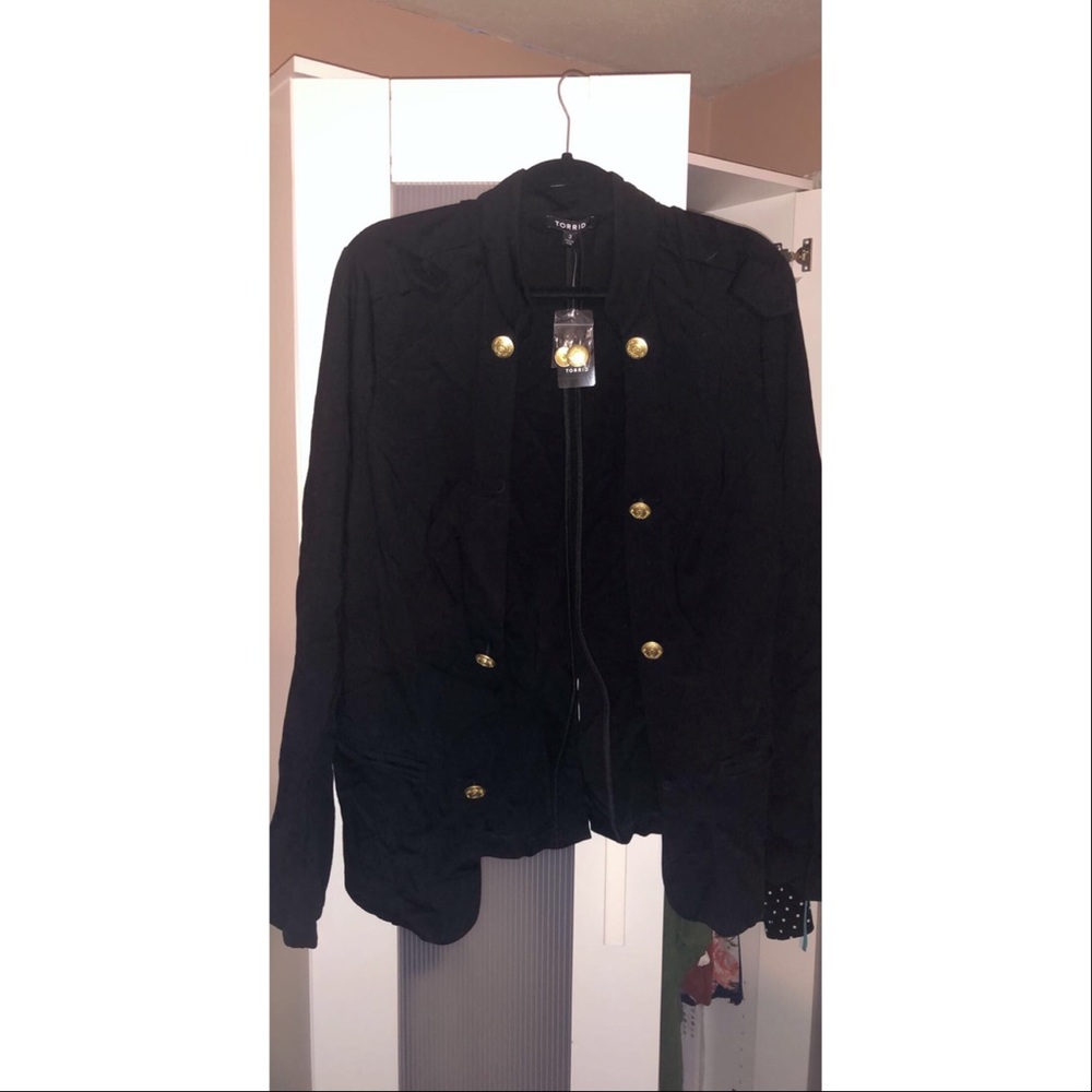 Torrid military jacket/blazer